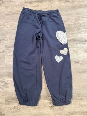 Aeropostale Sweatpants with Heart Patches